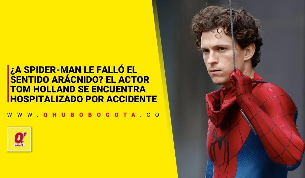 Tom Holland ingresa de urgencia tras accidente durante la grabación de Spider