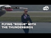 The Air Force Thunderbirds' only female pilot takes flight above the DMV