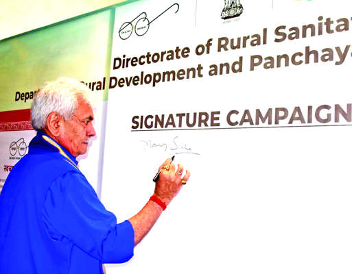 LG vows to bridge gap between rural and urban J&K