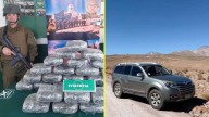 Dos hombres huyeron de Carabineros saltando de vehículo en movimiento: Les incautaron casi 30 kilos de droga