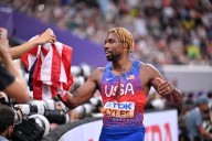 Noah Lyles Saves 26-Year-Old Jamaican Rival From Negative Moment at World Athletics Championships Prior to the 200m heats in Tokyo, Noah Lyles recalls the experience with one of his Jamaican rivals in