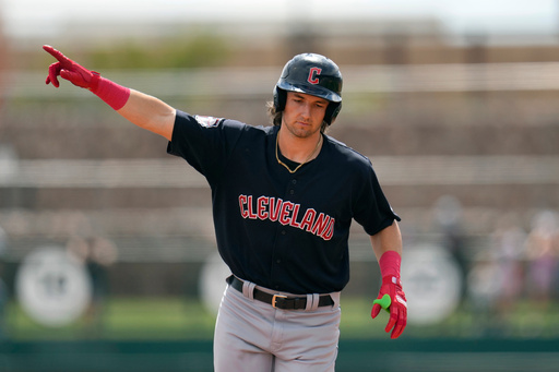 Chase DeLauter could make debut in postseason, included on Guardians Wild Card Series roster