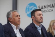 Arrancó la campaña: Petri se mostró junto a Cornejo en San Martín