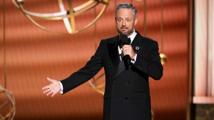 Nate Bargatze's controversial rule for Emmy winner speeches divides opinion as fans slam it as 'rude'