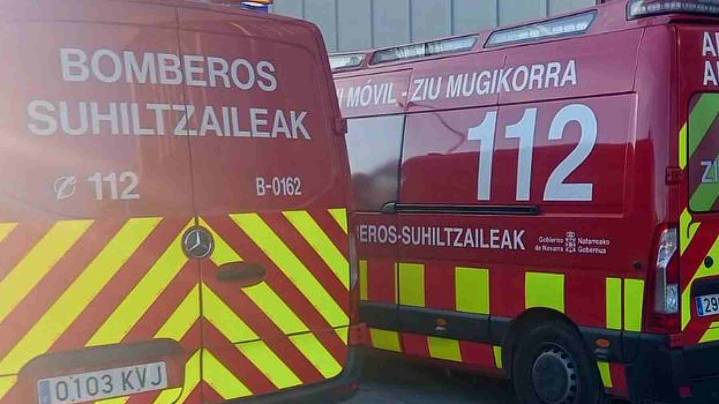 Accidente laboral: herido un trabajador de 42 años al quedar su pierna atrapada en una máquina en Navarra