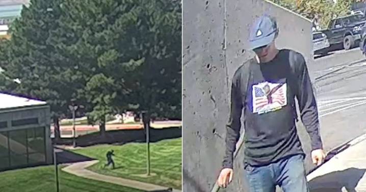FBI difunde video del sospechoso del asesinato de Charlie Kirk en Utah