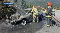 Vehicle catches fire on Mt. Washington Auto Road; no one hurt, firefighters say