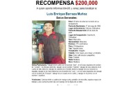 Ofrecen recompensa de 200 mil para localizar a joven