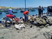Buzos recogen más de 11 toneladas de basura del fondo marino