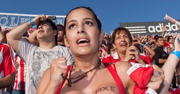 Playboy model who promised to strip if her country won World Cup now football commentator