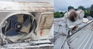 Cae un Globo del Festival de San Andrés Tuxtla y provoca incendio en una vivienda