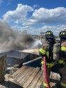 Brownsville FD battles boat fire, no injuries reported