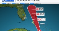 Will Tropical Depression Nine impact South Florida? See its projected path.
