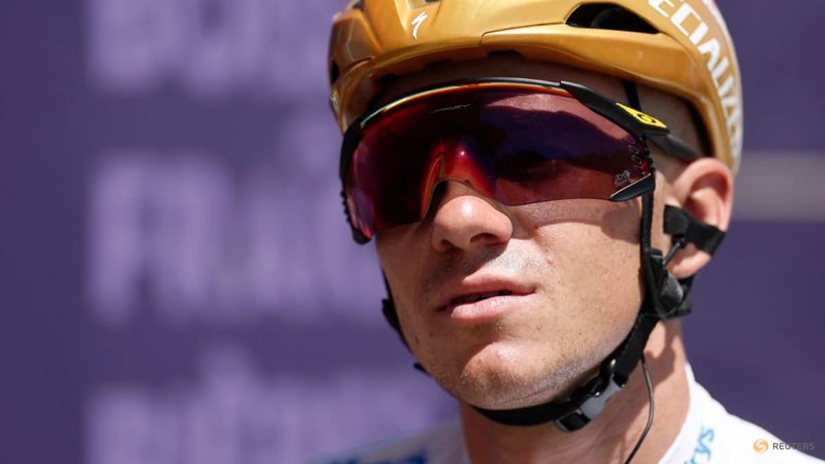 Evenepoel completes time-trial triple as Pogacar left trailing