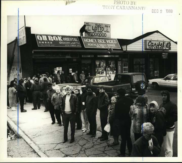 Vintage photos of lottery mania on Staten Island