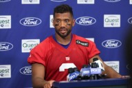 Russell Wilson Sends 3-Word Message to NY Giants Right Before Commanders Clash Russell Wilson making his Giants debut vs. the Commanders after posting a bold 3-word message. Can he end Big Blue’s open