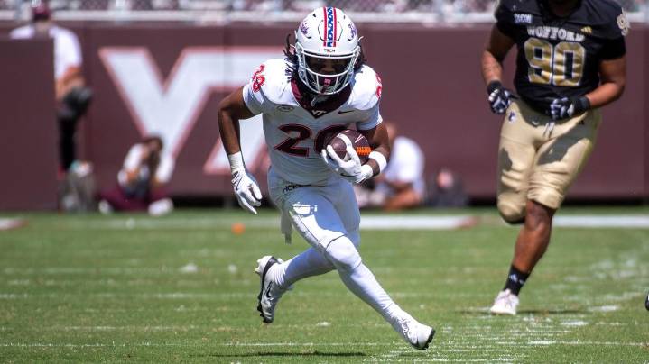 Kyron Drones, Hokies roll to 38-6 win over Wofford in first game under interim coach Montgomery