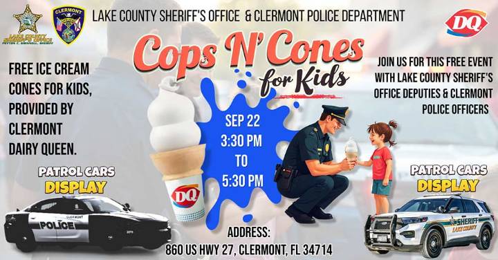 Cops N’ Cones for Kids: A Sweet Day of Community Fun (Sept 22)
