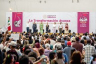 En Mexicali, Sheinbaum confirma nueva universidad y pavimentación de carreteras federales