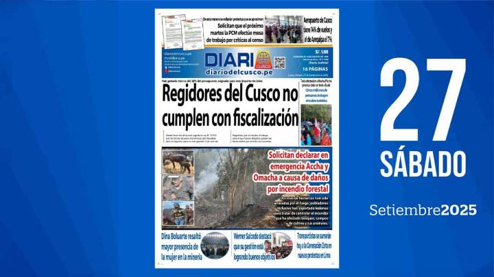 Edición Impresa | Sábado 27 09 2025
