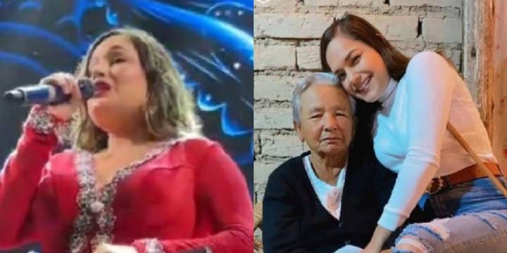 Lesly Águila vive emotivo momento en pleno show de Corazón Serrano: fans la sorprenden con homenaje a su abuela fallecida