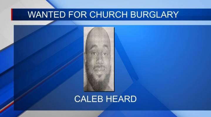 Man wanted in connection with a church burglary in Clay Co.
