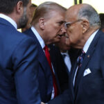 Trump awarding Presidential Medal of Freedom to Rudy Giuliani after the former mayor’s car crash