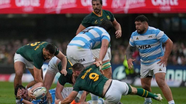 Rugby Championship: Los Pumas estuvieron un tiempo a la altura pero no pudieron con los Springboks