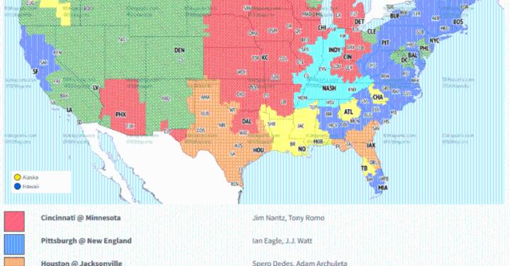 NFL Week 3: Seahawks vs. Saints TV broadcast coverage map and commentators