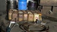 Huachicol: decomisan combustible y herramientas para el tráfico ilegal de hidrocarburos en Sonora