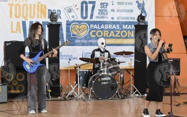 Video y galería: Unen esfuerzos por la salud mental en Toquín por la Vida