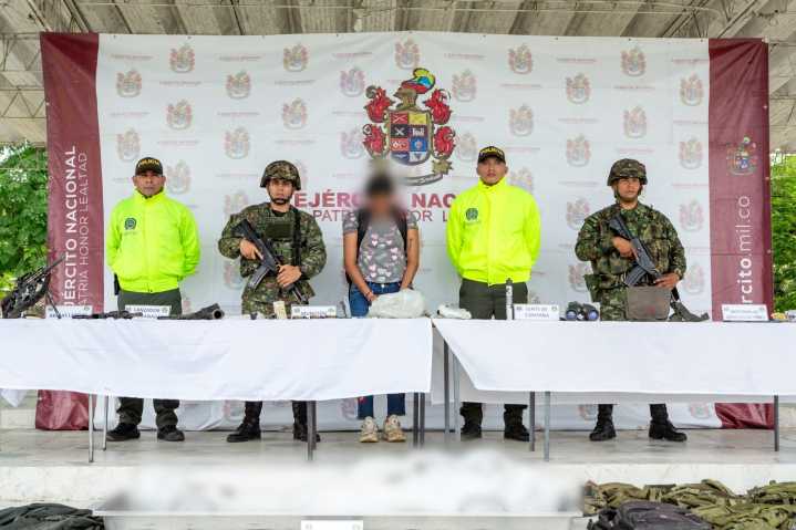 Un presunto disidente muerto y una mujer capturada dejó operaciones militares en el Huila
