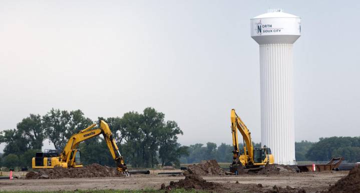 Union Crossing development begins to emerge from the dirt in North Sioux City