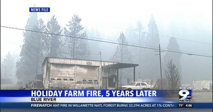 McKenzie High School teacher recounts Holiday Farm Fire events 5 years later
