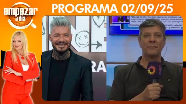 Empezar el día - Programa del 02/09/25 TINELLI Y PERGOLINI, EL REENCUENTRO DEL AÑO