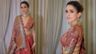 Sanya Malhotra's Ajrakh Lehenga Is The Ultimate Navratri