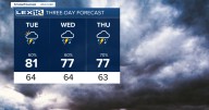 Daily shower and storm chances through the work week