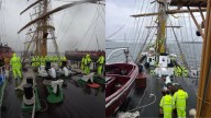 Termina reparación del buque 'Cuauhtémoc', zarpa para pruebas