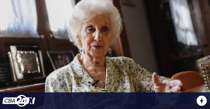 Internaron a Estela de Carlotto por un cuadro de intoxicación