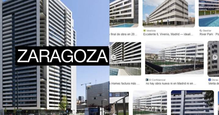 Zaragoza no se libra de los 'bloques cebra': un fenómeno que invade España