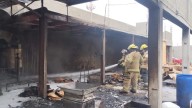 Incendio consume fábrica de frituras en fraccionamiento Santa Rosa de Gómez Palacio