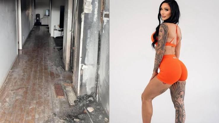 Australian influencer Caitlin Lyndon’s Melbourne home destroyed in alleged targeted firebombing incident