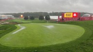 Ryder Cup chaos with course flooded as teams face cancelling final practice with storms battering New York