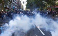 Protestas propalestinas obligan a cancelar la Vuelta Ciclista a España en Madrid