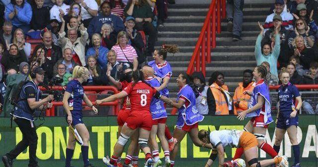 Canada routs Australia in Women's Rugby World Cup quarterfinal, New Zealand up next