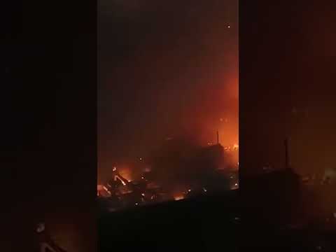 Massive Fire Rips Through Philippines Capital, Forcing 1,000 Residents From Homes #shorts