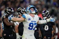 Lions run over Ravens, sack Lamar Jackson 7 times