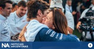 La madre de Franco Colapinto fue a votar tras el GP de Italia en moto y con un curioso casco