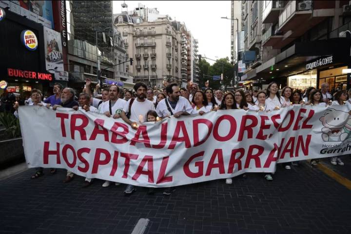 Trabajadores del Garrahan anunciaron nuevo paro tras el veto del Gobierno