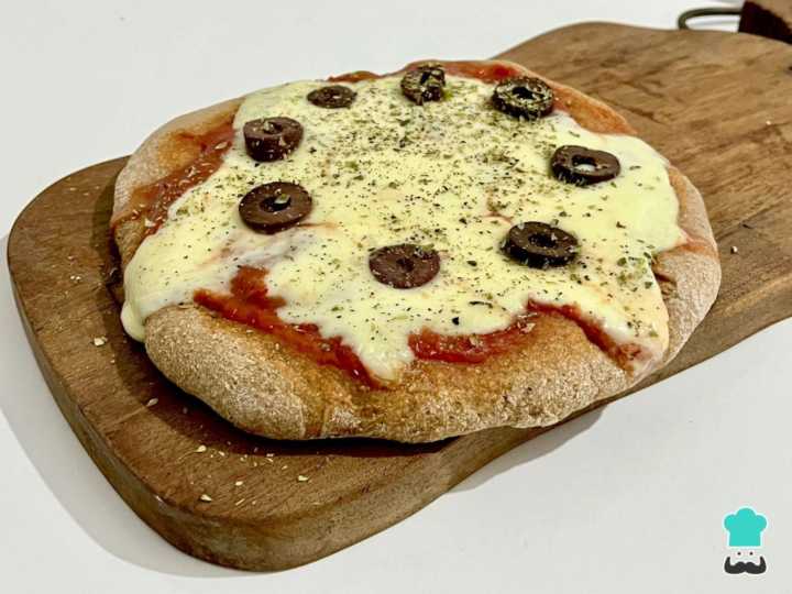 Receta de pizza saludable con harina integral